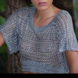 Knit crop top